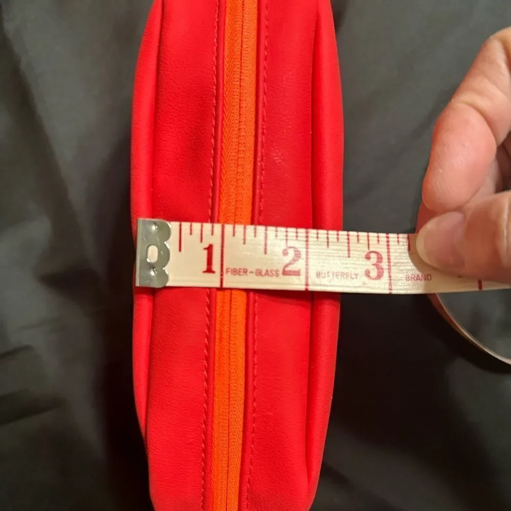 Kenzo Red Rubber Cosmetic Travel Bag